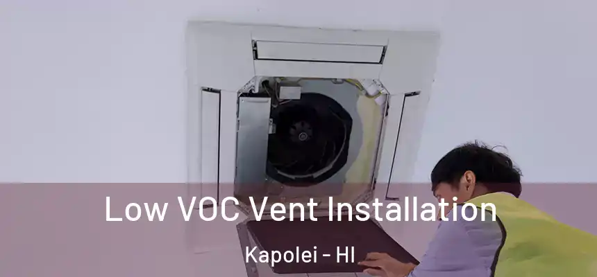  Low VOC Vent Installation Kapolei - HI
